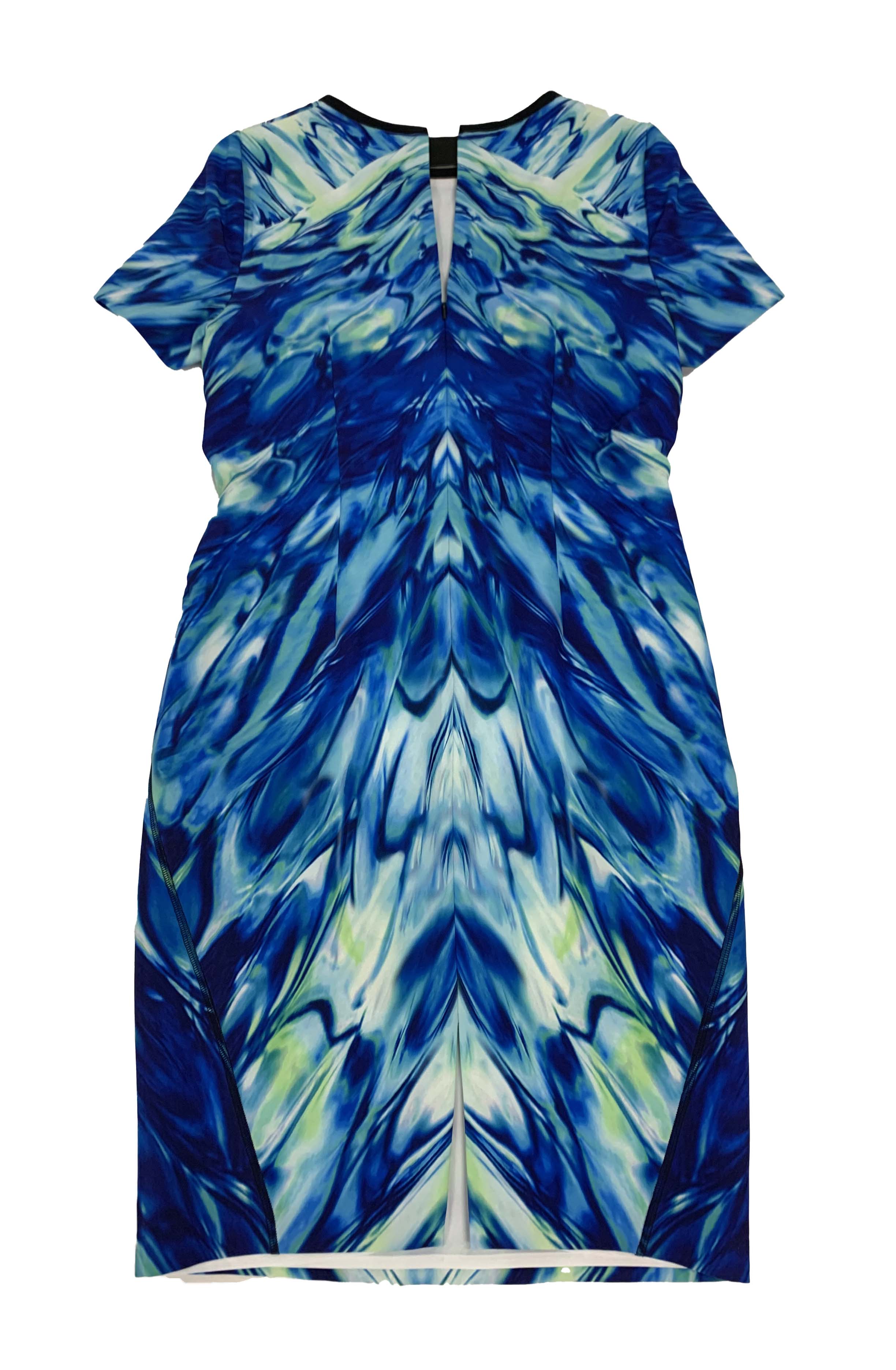 SPEZIALE blue and green dress