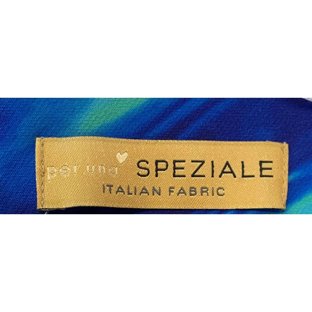 SPEZIALE Blue and Green Dress