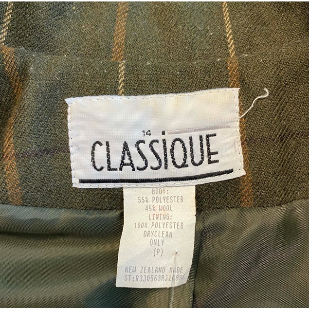 CLASSIQUE Check Suit Jacket 