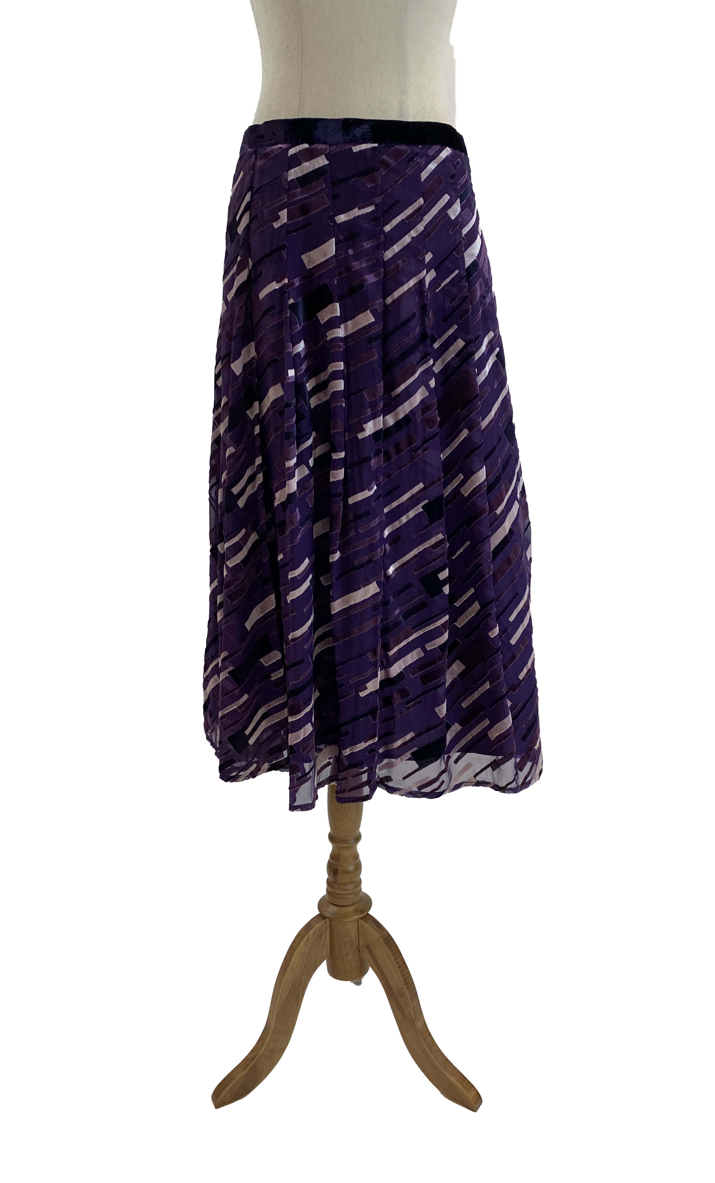LIZ JORDAN purple skirt 