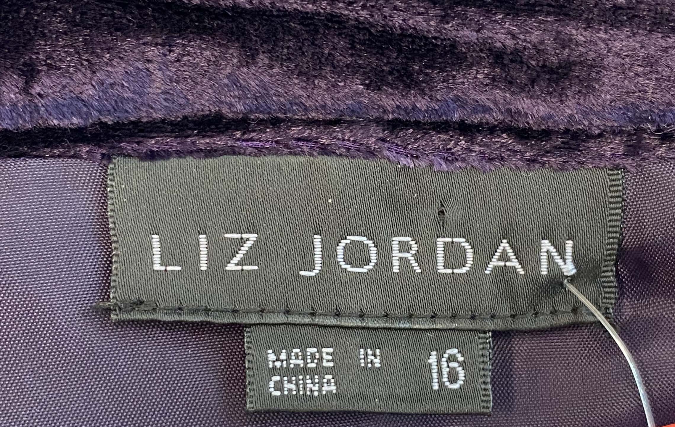 LIZ JORDAN purple skirt 