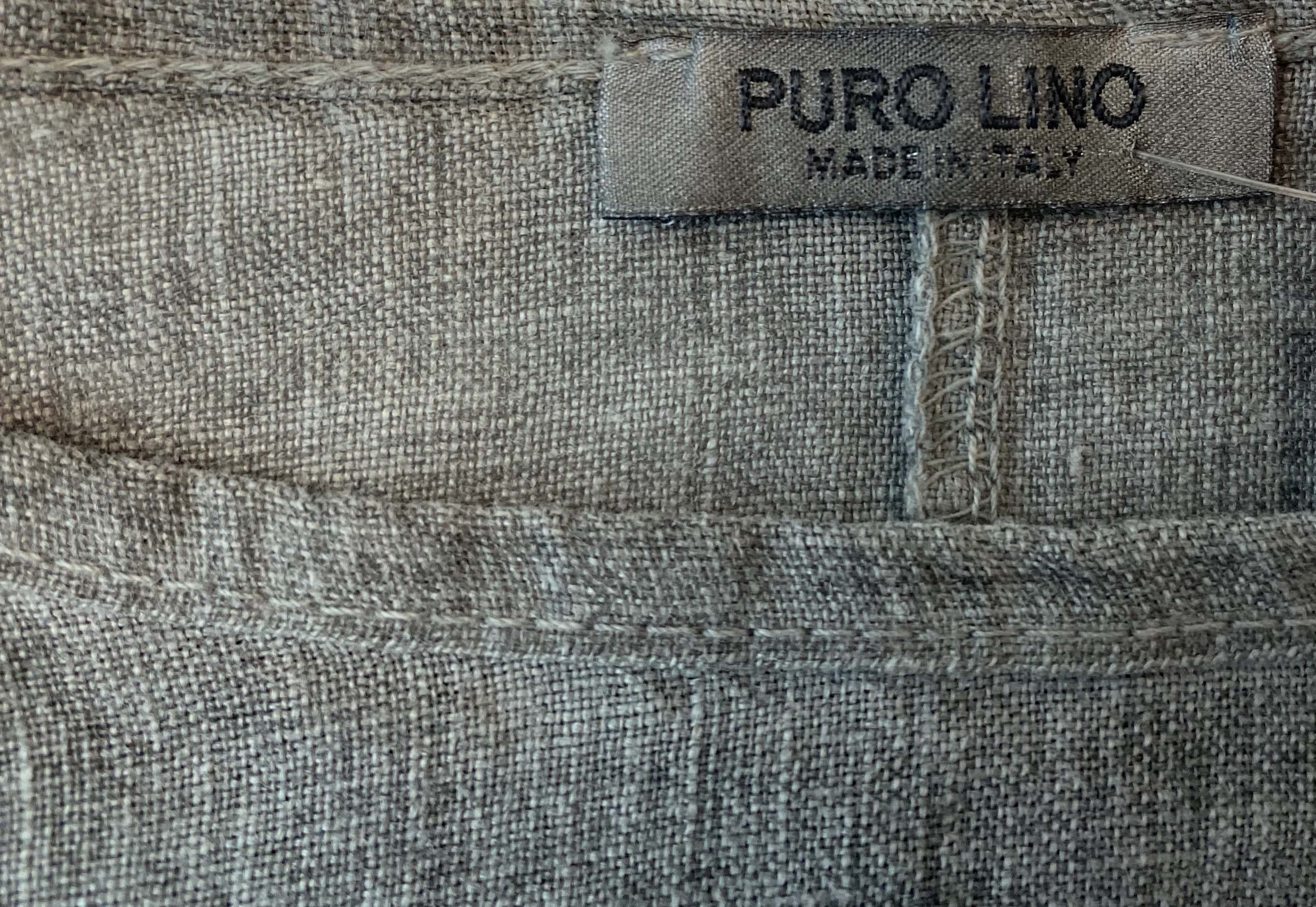 PURO LINO Grey Top 