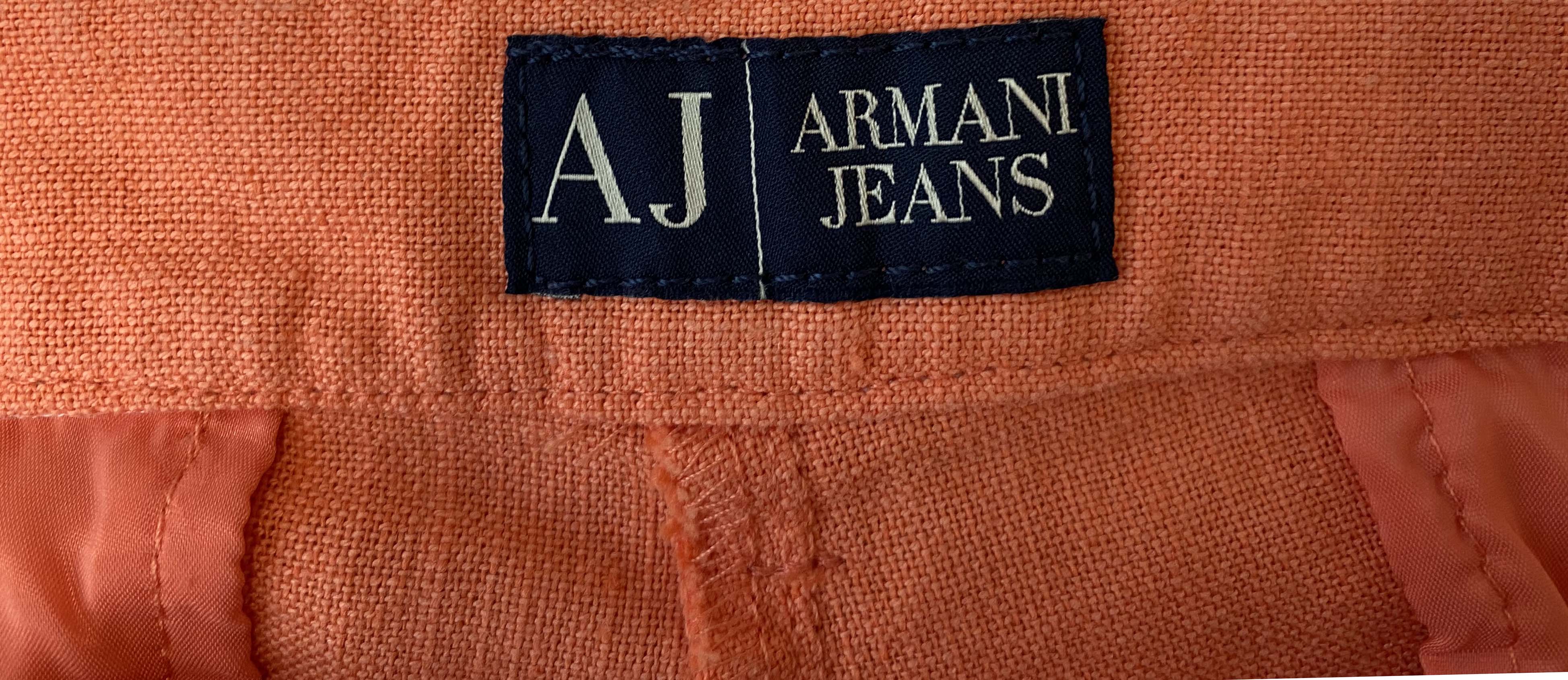 ARMANI JEANS Orange Trousers