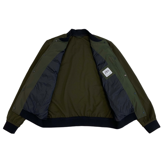 ZARA green puffer jacket 