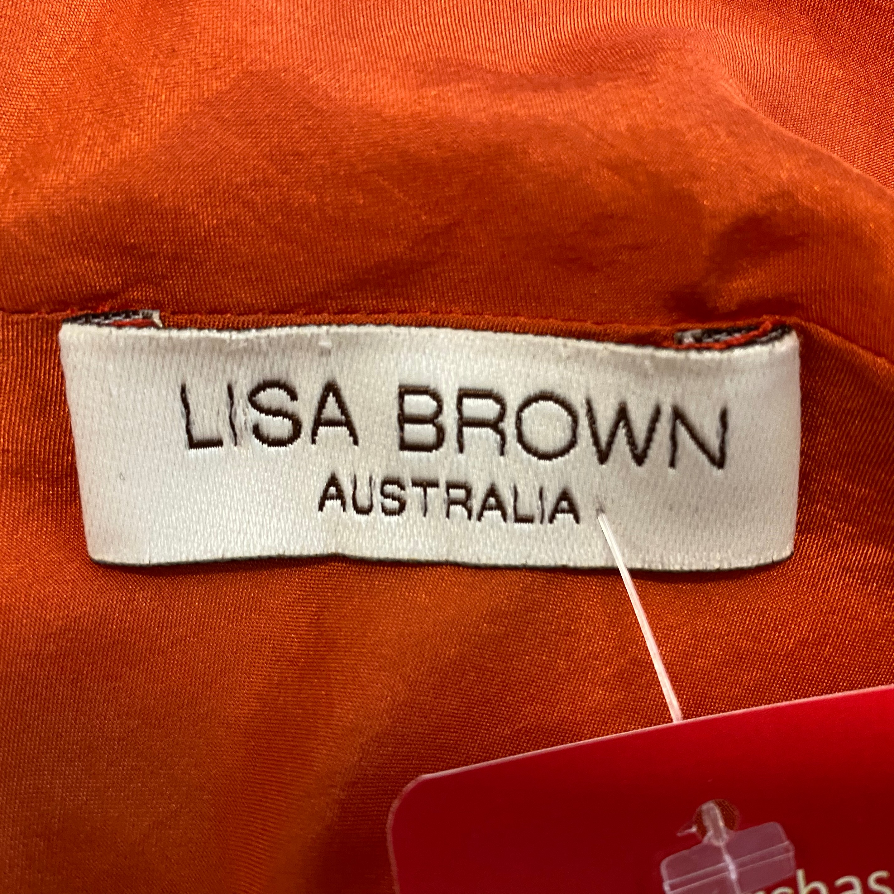 Lisa Brown silk top