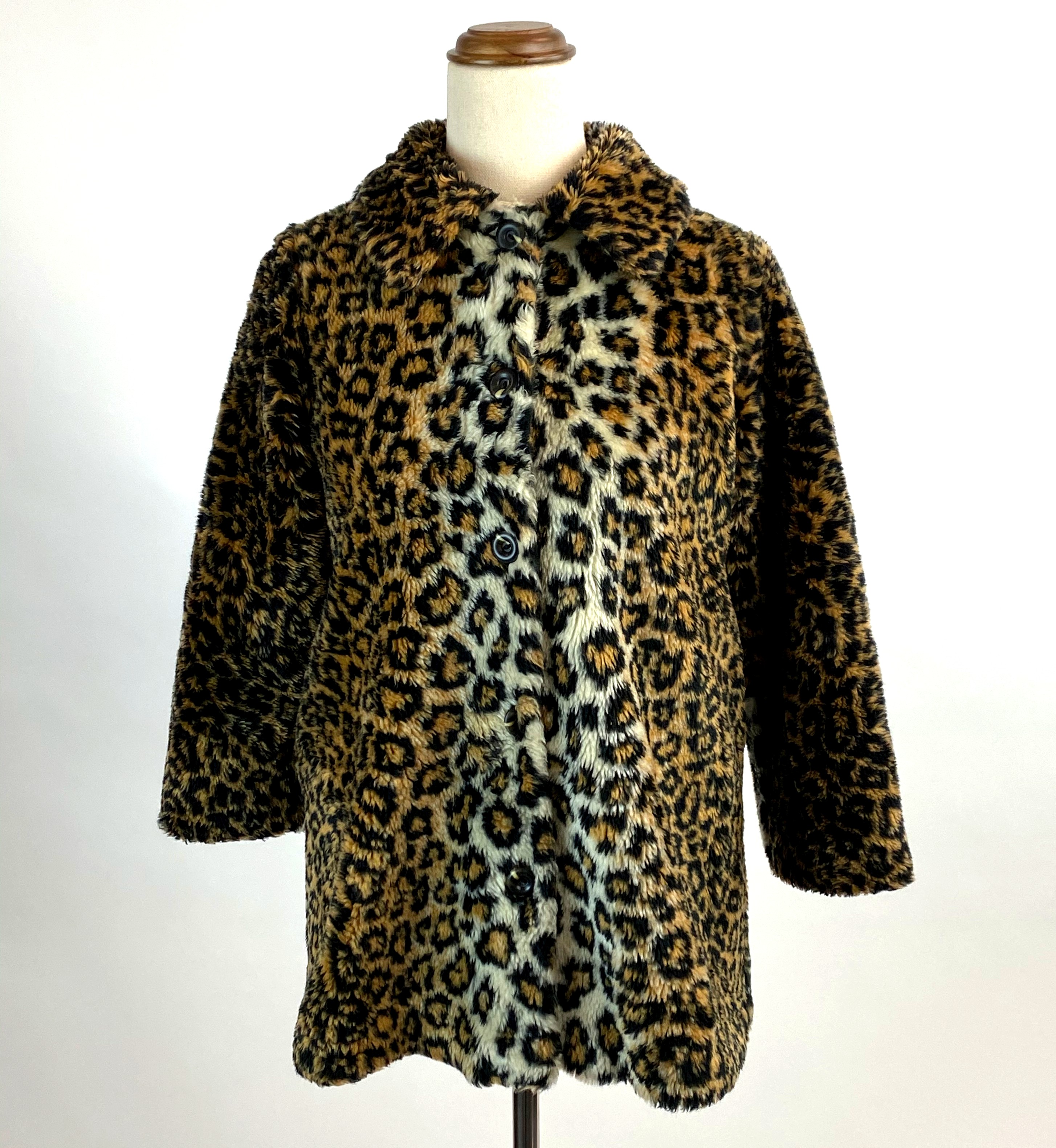 genuine leopard coat