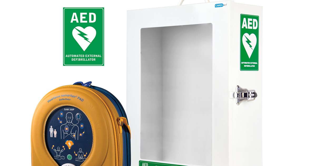 Heartsine 350P Defibrillator Bundle Australian Red Cross Shop